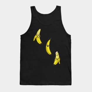 Banana Buddies: Happy, Half-Peeled, &amp;amp; Bitten with Whimsical Charm Tank Top